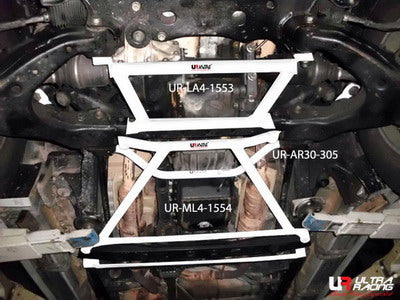 Image of Toyota Land Cruiser 100 98-07 Ultra-R 4-Point Mid Lower Bar