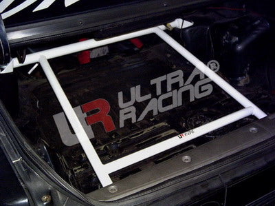 Image of Nissan Cefiro 88-94 A31 UltraRacing 4-Point Rear Trunk Brace
