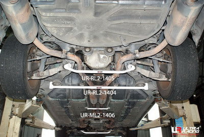Image of Jaguar S-Type 3.0 V6 99-08 UltraRacing Rear Lower Bar 1404