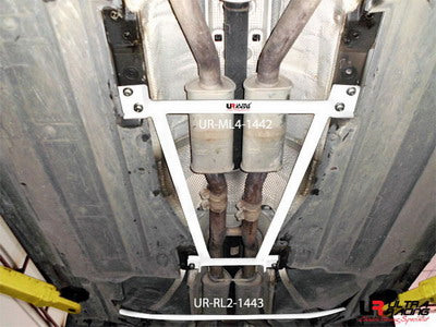 Image of Audi A6 C6 04-11 4.2 4WD UltraRacing 2-Point Rear Tiebar