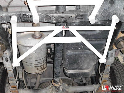 Image of Isuzu D-Max 3.0D 02+ UltraRacing 4-Point Rear Lower Bar 1710