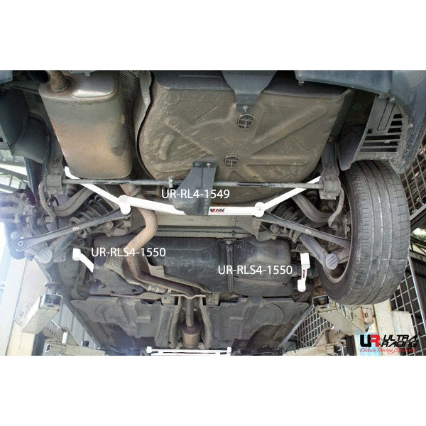 Image of Peugeot 407 04-10 2.0 UltraRacing 2x 2-Point Rear Side Bars