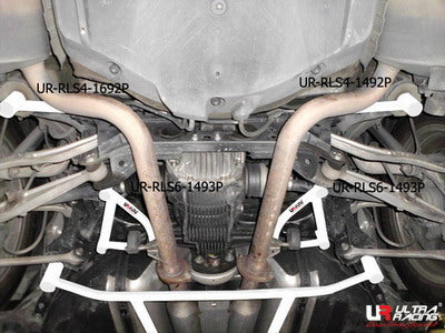 Image of Lexus LS 430 06+ UltraRacing 2x 2-Point Rear Side Bars 1692P