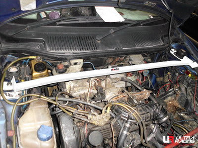 Image of Fiat Punto 1 Cabrio UltraRacing 2-Point Front Upper Strutbar