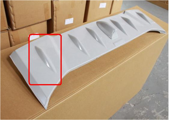 Image of Toyota GT86 12+ Roof Fin Spoiler BF Big Fin ABS [SIX]