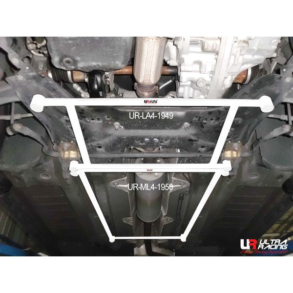 Image of Peugeot 408 1.6T 10+ Ultra-R 4-Point Front Lower H-Brace