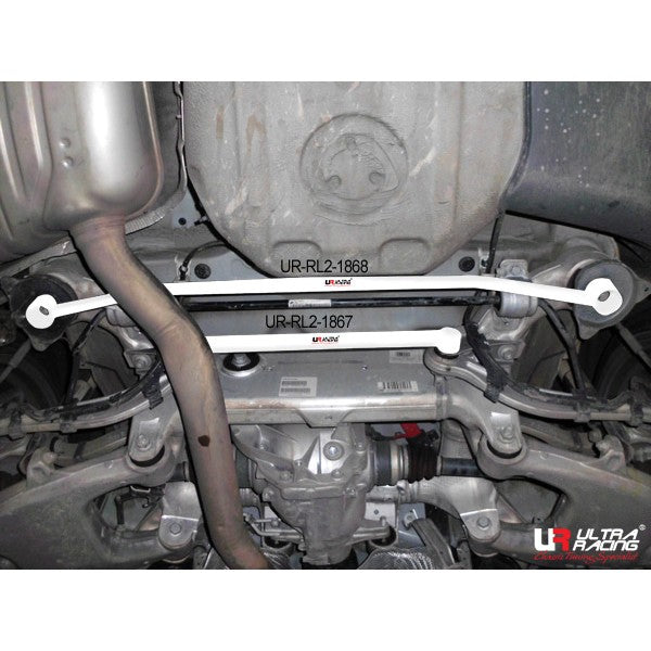 Image of BMW 520/525 F10 10+ UltraRacing 2-Point Rear Lower Bar 1867