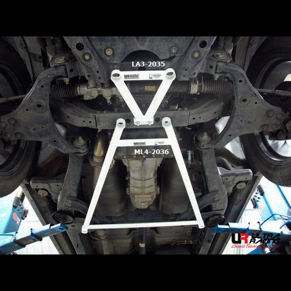 Image of Isuzu D-Max 2.5D 11+ UltraRacing 4P Midden Onderste Brace 2036
