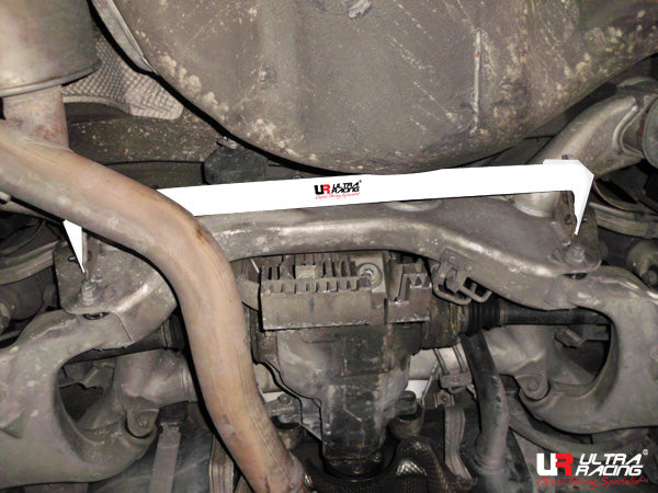 BMW-7-Series-E65-735/740-UltraRacing-2P-Rear-Lower-Bar-2057