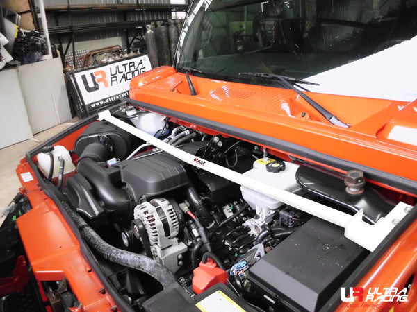 Image of Hummer H2 6.0 03-09 UltraRacing 2P Front Upper Strutbar