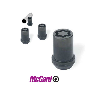 Image of McGard Anti-Theft Locking Lug Nuts M12x1.50 Black 21mm HEX