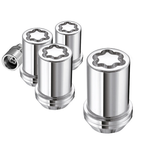 Image of McGard Anti-Theft Locking Lug Nuts M14x1.50 26mm Chrome HEX