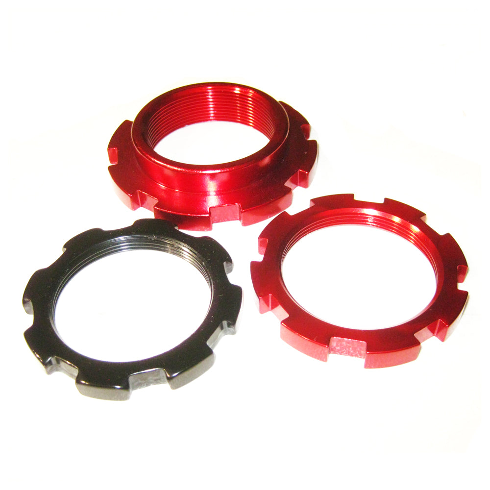 BC-Racing-V1-Red-Locking-Ring-Set-A/B/C-3-Rings-ALLOY