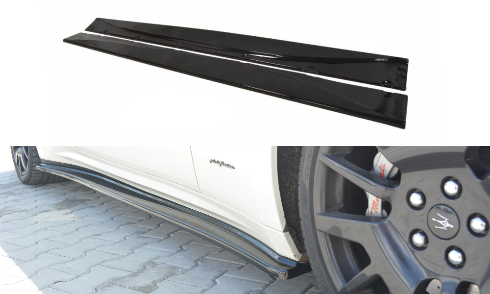 Image of Side Skirts Diffusers Maserati Granturismo 2007-2011-T