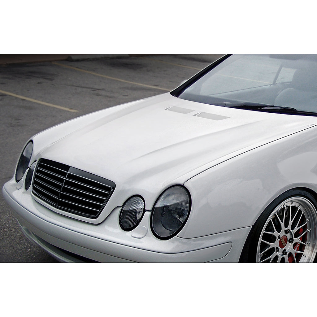 Image of Mercedes W208 (CLK) 00-01 Fiberglass Hood [AUTOR]