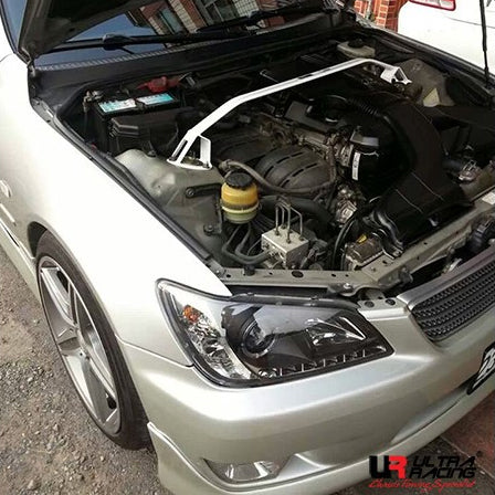 Image of Lexus IS200 (6-cyl) UltraRacing 2-Point Front Upper Strutbar