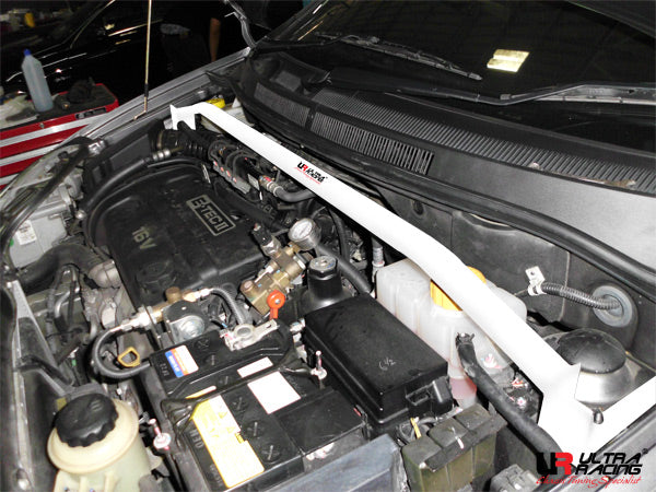 Image of Chevrolet Aveo UltraRacing 2-Point Front Upper Strutbar V2