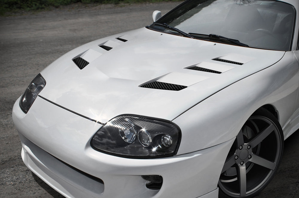 Image of Toyota Supra MKIV 93-98 Top Secret Style FRP Hood [AUTOR]