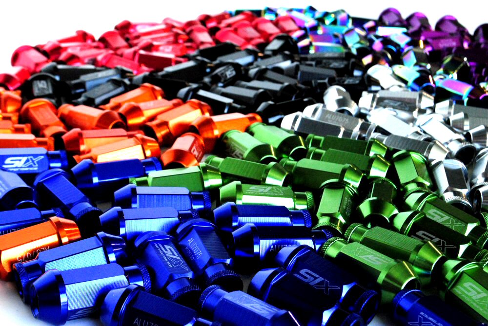 SIX-Lightweight-ALU7075-Lug-Nuts-50mm-12x1.25-Neo-Chrome-V2