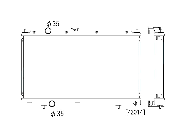 Mitsubishi-Lancer-EVO-4/5/6-96-01-Koyo-Alu-Radiator-53mm
