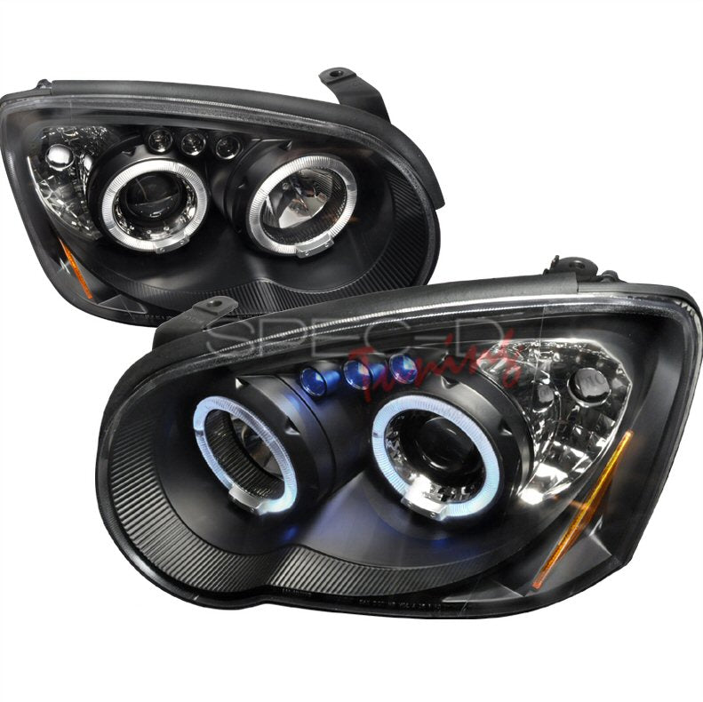 Image of Subaru Impreza GDC/D/E 04-05 LED-proj. Koplampen Zwart V2