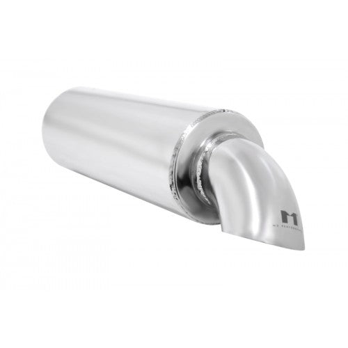 Image of Universal Rear Muffler Manzo Turndown/Dropdown Style 2 Inch