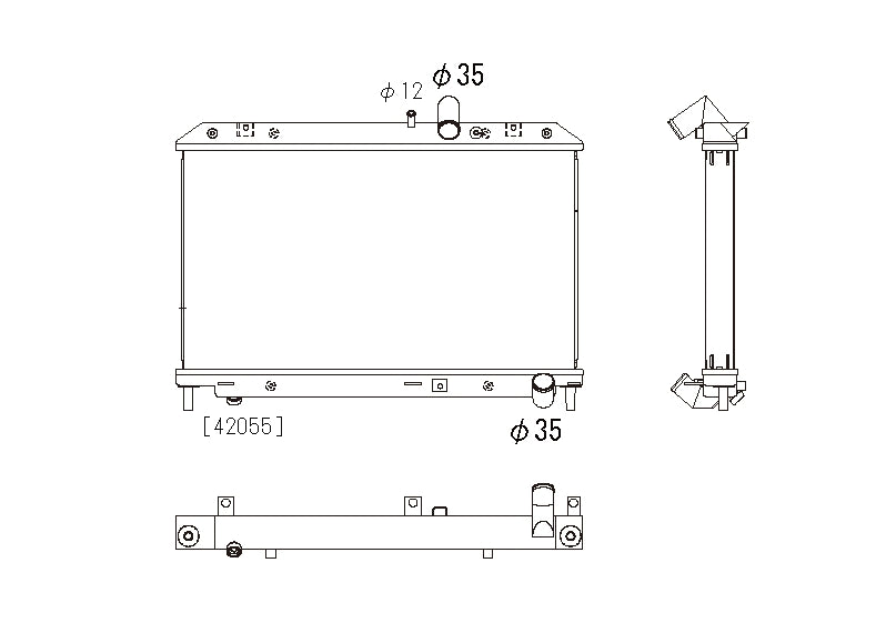 Mazda-RX8-09-12-13B-MSP-Koyo-Alu-Radiator-48mm-HH-Series