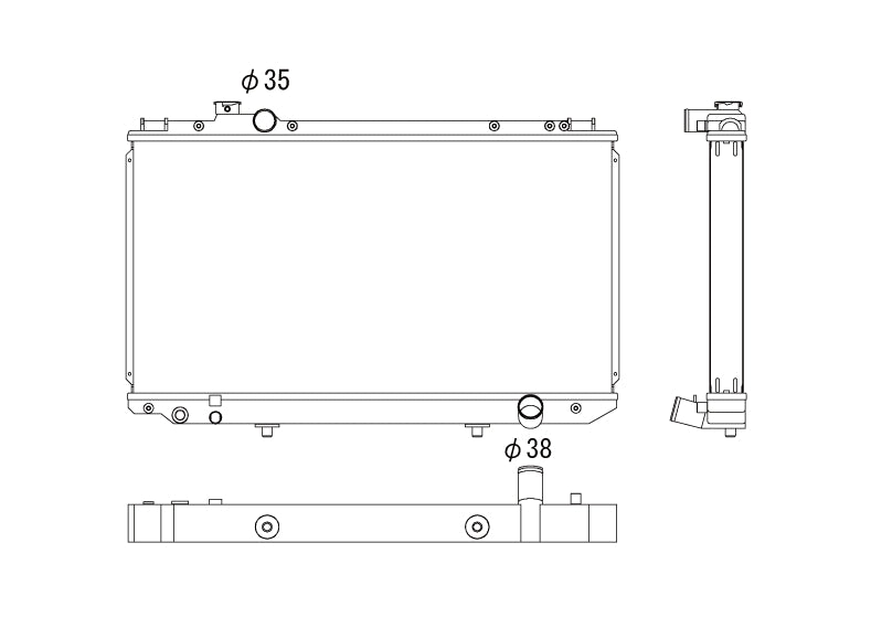 Toyota/Lexus-Aristo-Koyo-Alu-Radiator-53mm-KL010337R