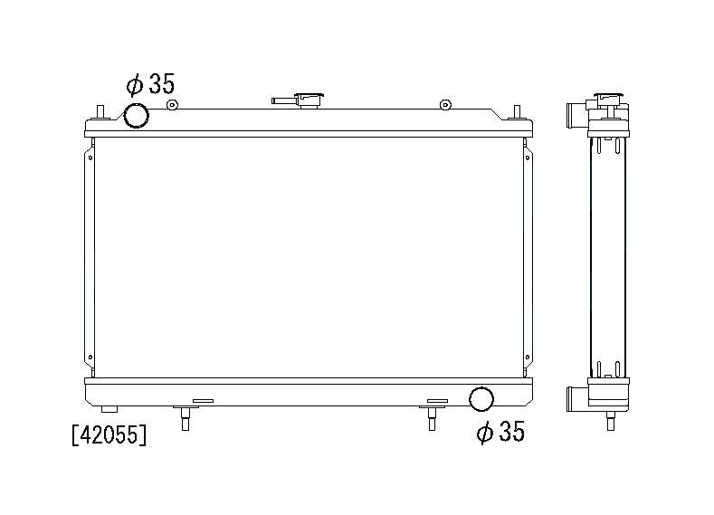 Nissan-S14-94-99-SR20DET-Koyo-Alu-Radiator-53mm
