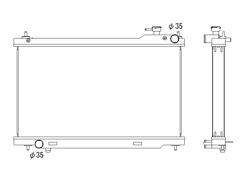 Nissan-Skyline-V35-/-Infiniti-G35-VQ35DE-Koyo-Radiator-53mm