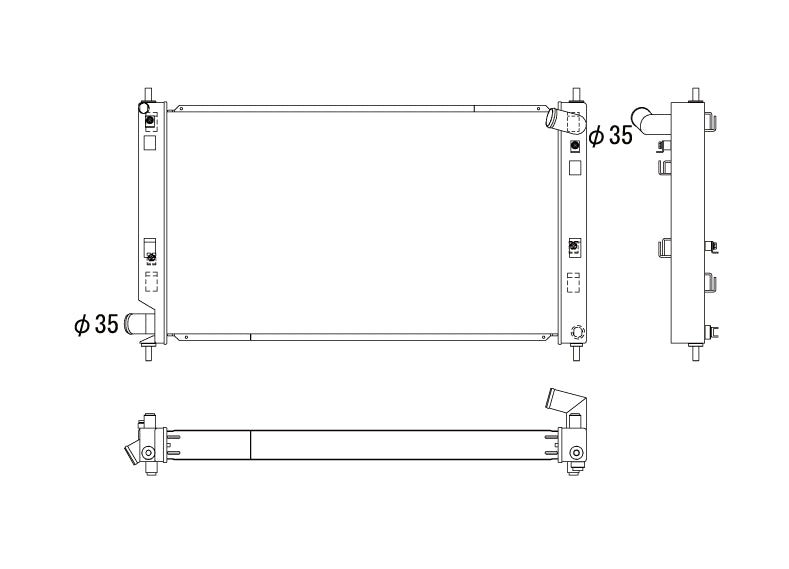 Mitsubishi-Lancer-EVO-X-08-14-Koyo-Alu-Radiator-53mm