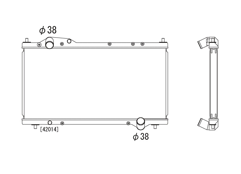 Honda-NSX-91-05-C30A/C32B-3.0/3.2-Koyo-Alu-Radiator-36mm