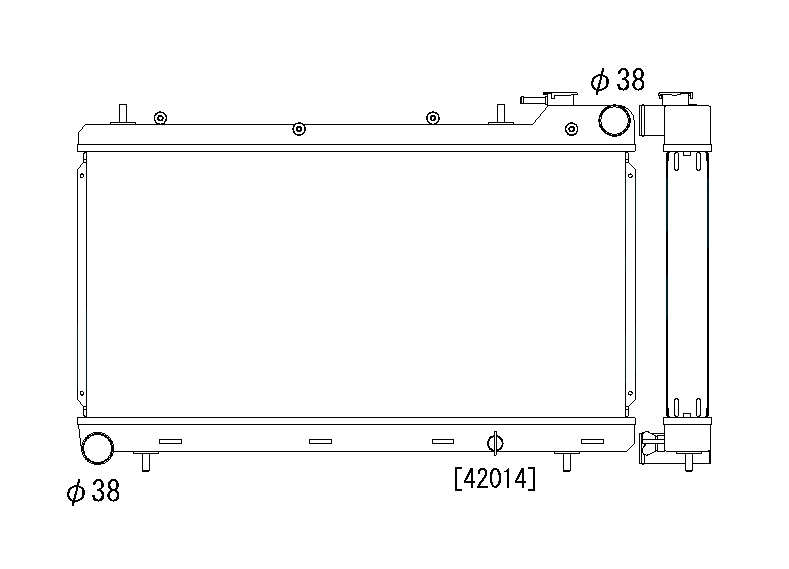 Subaru-Impreza-GC8-1.8/2.2-NT-+-2.5-RS-Koyo-Radiator-JDM/USA