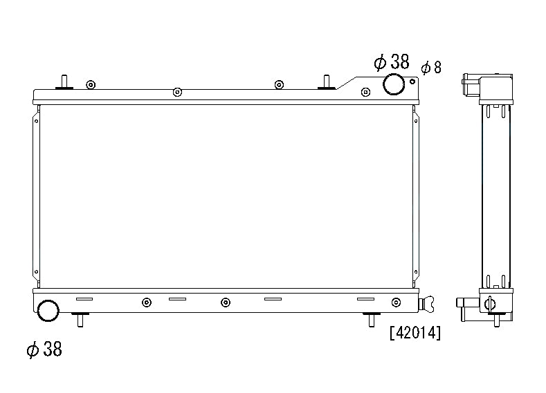 Subaru-Forester-98+-GF-SF5-EJ20-Koyo-Alu-Radiator-53mm