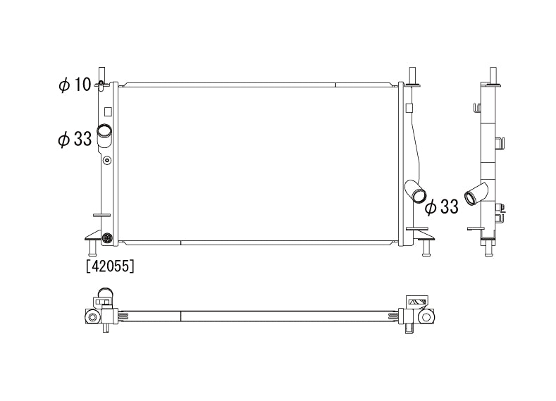 Mazda-3-04-09-2.0/2.3-(incl-MPS)-Koyo-Alu-Radiator-25mm