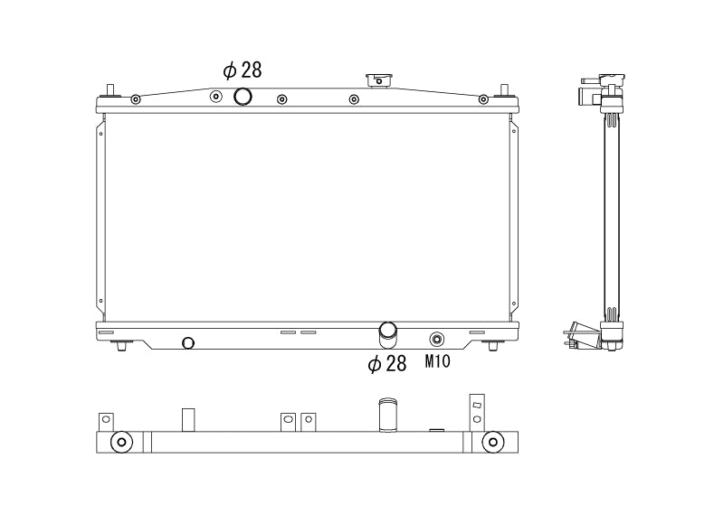 Honda-CRZ-10-14-1.5-Hybrid-Koyo-Alu-Radiator-25mm