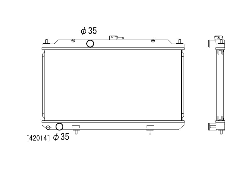 Nissan-SE-R-02+-Koyo-Alu-Radiator-36mm-KV021608R/V2469