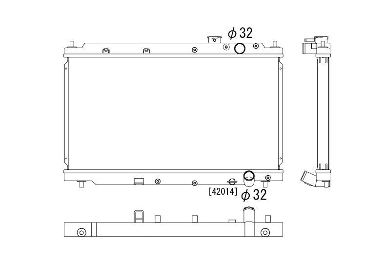 Honda-Integra-94-01-DC2-B18-OEM-DENSO-Koyo-Alu-Radiator-36mm