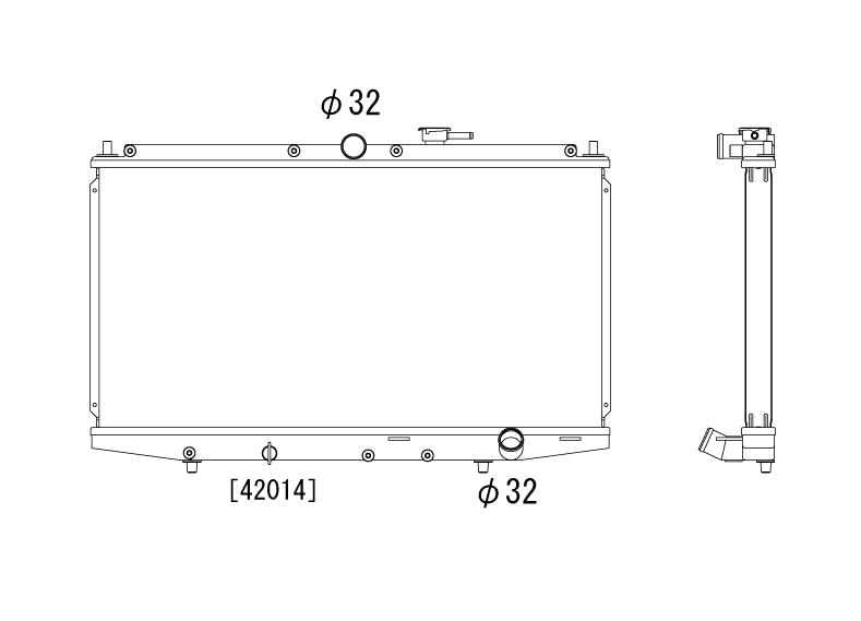 Honda-Accord-98-03-CF/CG/CL-4D-1.6/1.8/2.0/2.3-Koyo-Radiator