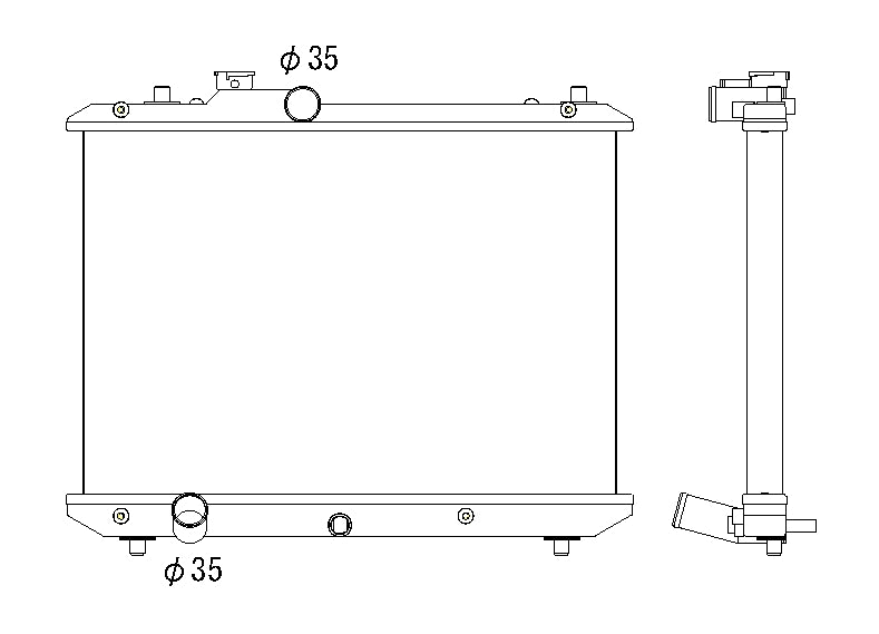 Suzuki-Swift-05-12-ZC11-/-Sport-ZC31-Koyo-Alu-Radiator-36mm