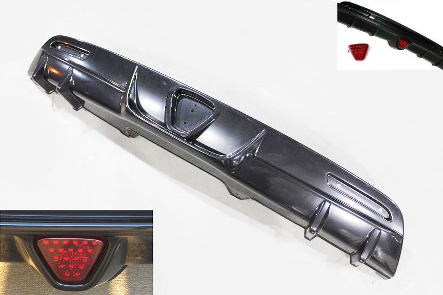 Image of Honda CRZ 10+ Rear Bumper Diffuser Without Exhaust Holes ABS