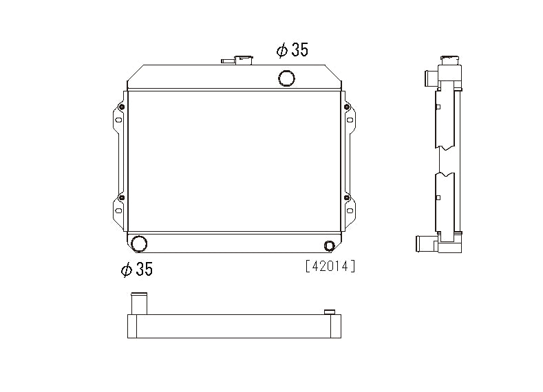 Toyota-Celica-70-74-1.6/2.0-Koyo-Alu-Radiator-48mm