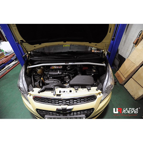 Image of Chevrolet Spark 10+ UltraRacing 2-Point Front Upper Strutbar