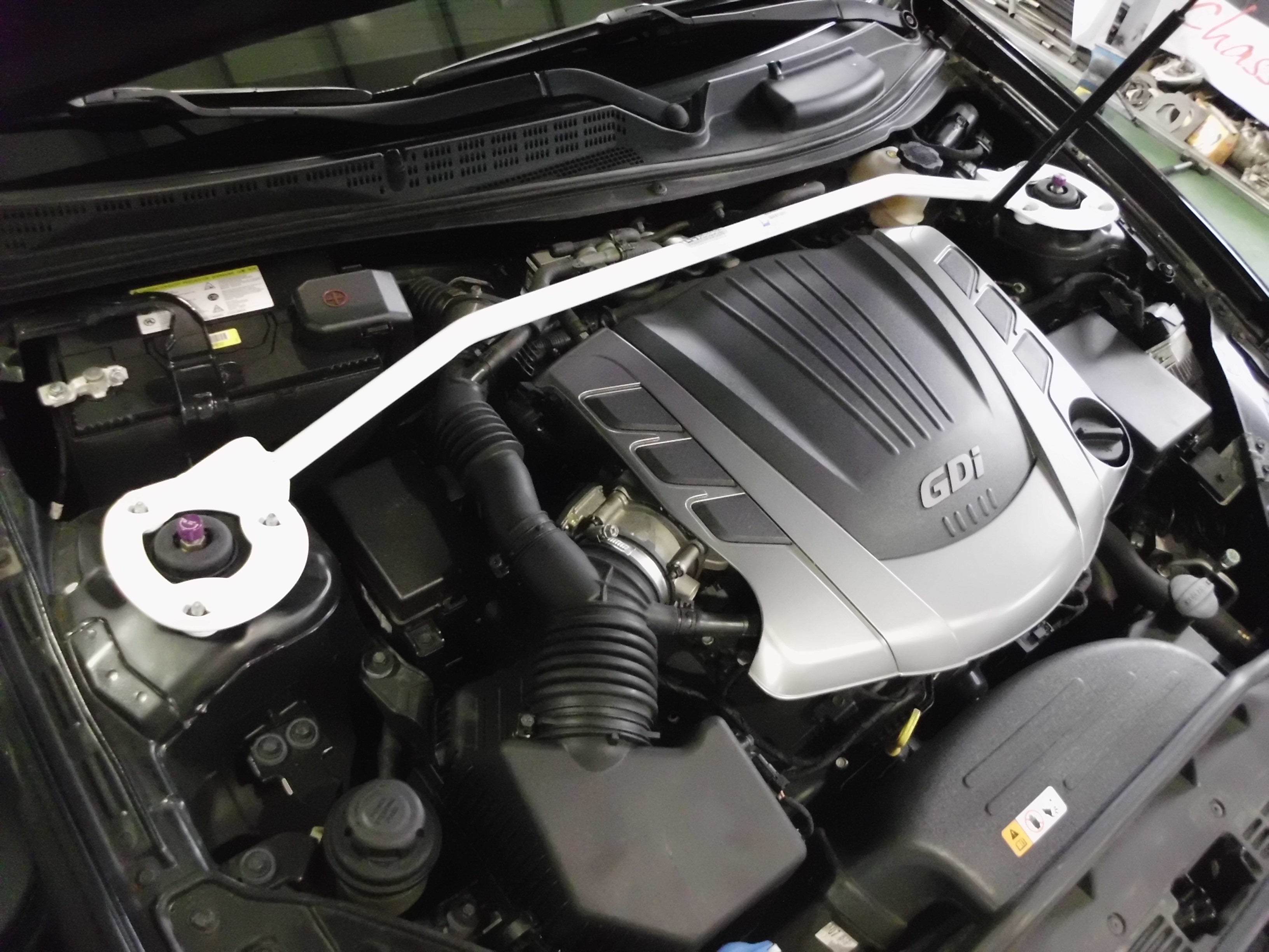 Image of Hyundai Genesis Coupe 08+ 2P Front Upper Strutbar 2555