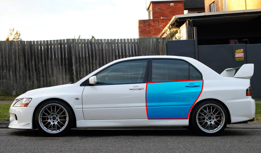 Mitsubishi-Lancer-EVO-7/8/9-Rear-Left-Door-Lightweight-FRP