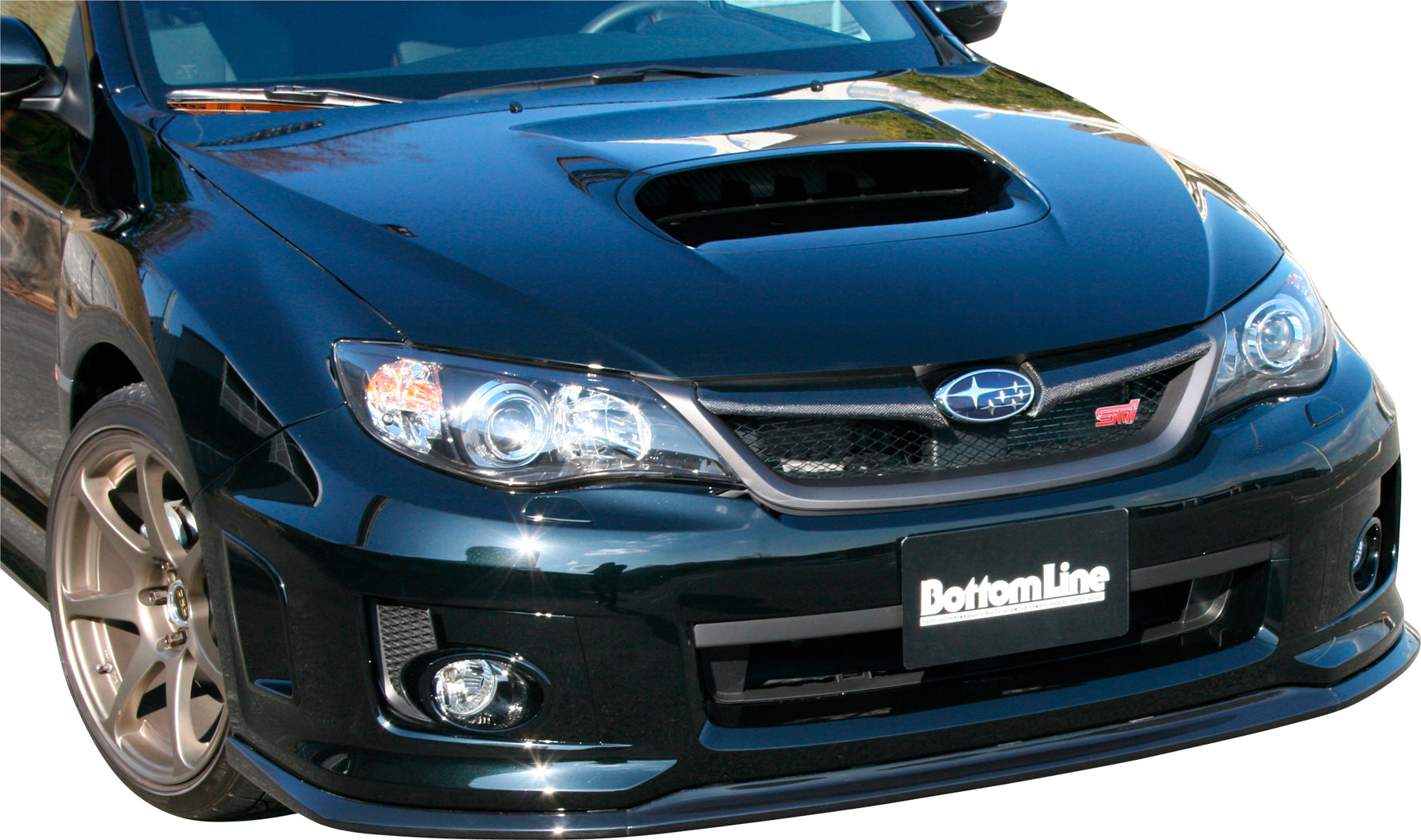 Image of Subaru Impreza WRX Sti 08/14 Front Spoiler 'Bottomline' FRP V1