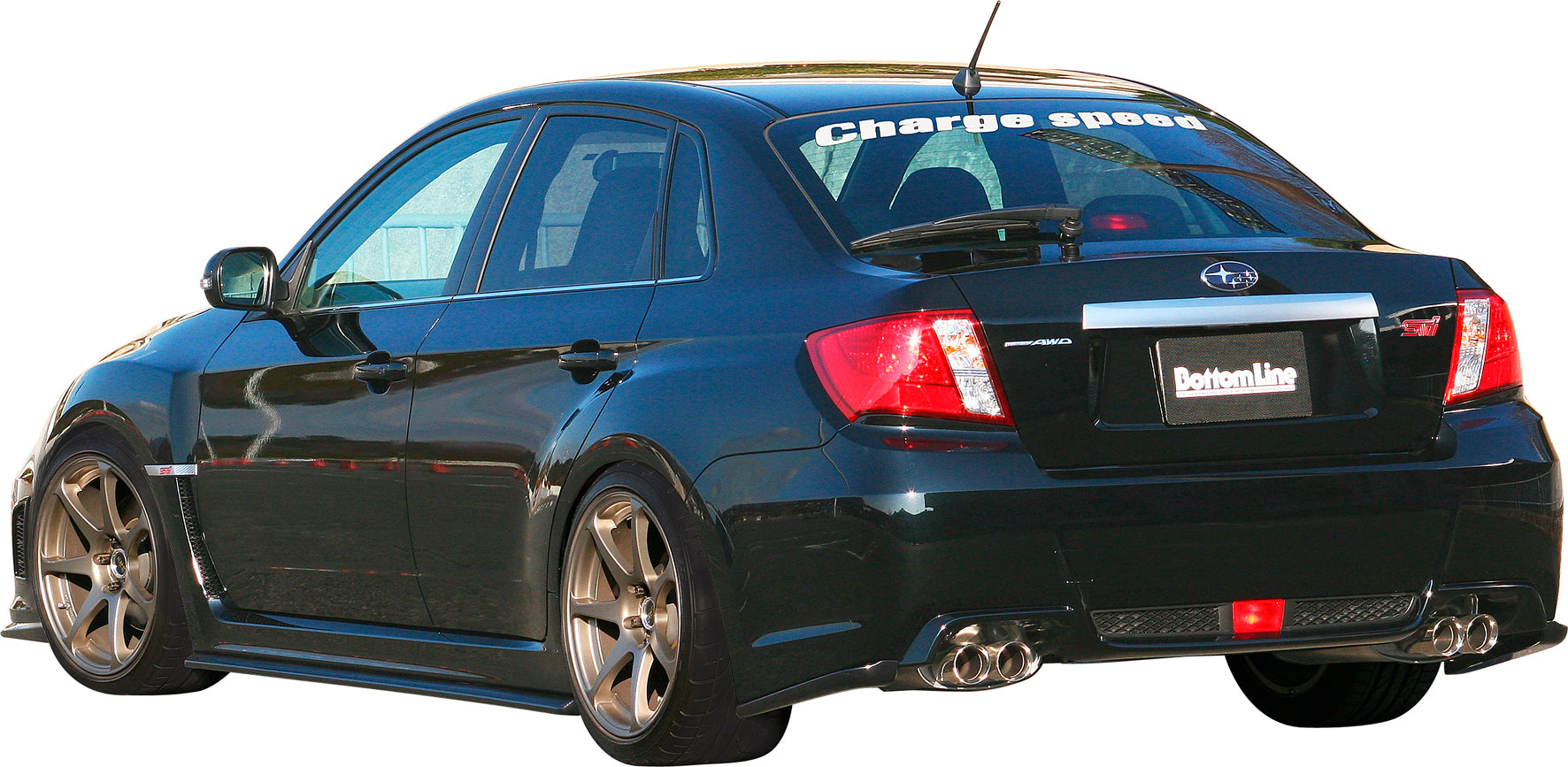 Image of Subaru Impreza WRX Sti 08/14 Front Spoiler 'Bottomline' FRP V2