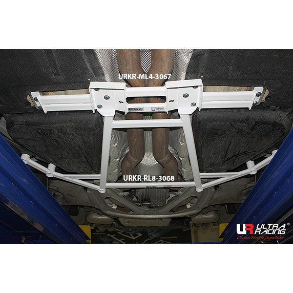 Image of BMW M5 F10 10+ UltraRacing 4-Point Mid Lower Brace 3067