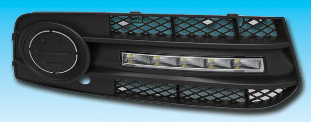 Audi-A4-B8-08+-DRL-Bumper-Grill-Set