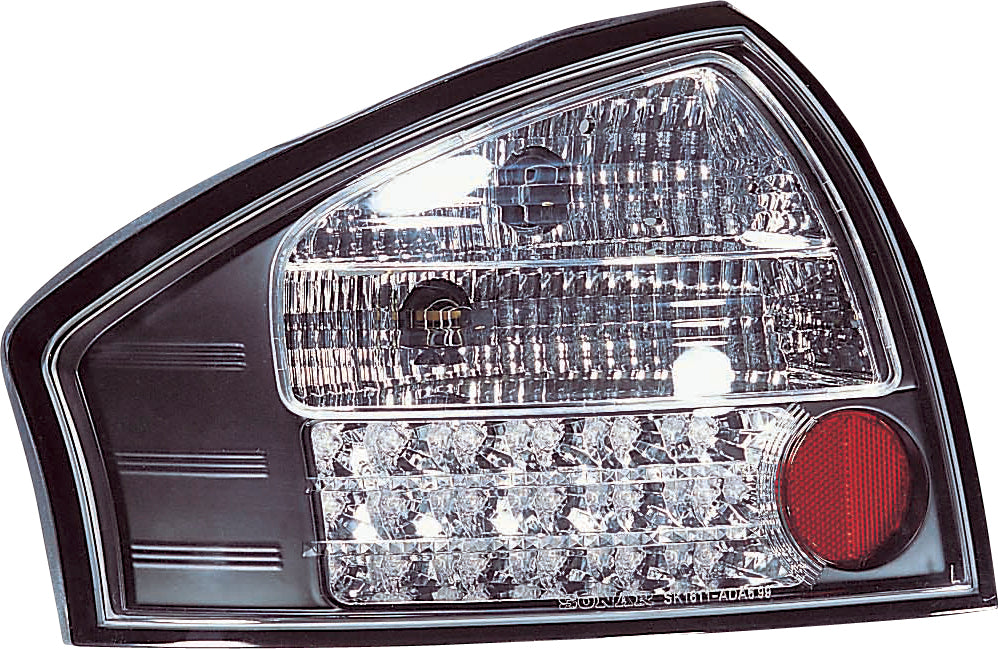 Image of Audi A6 4D 99-03 LED Taillights Set Black